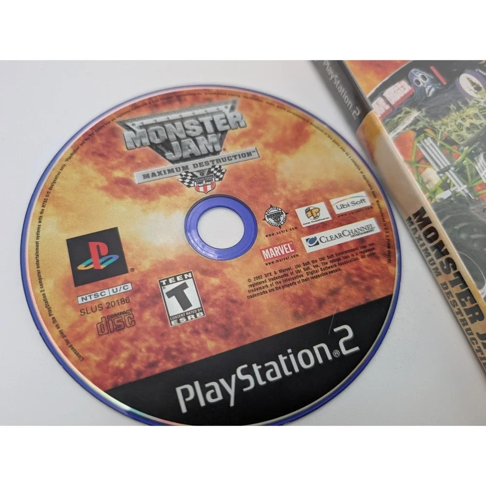 Monster Jam: Maximum Destruction (Sony PlayStation 2, PS2) - No‎ Manual
